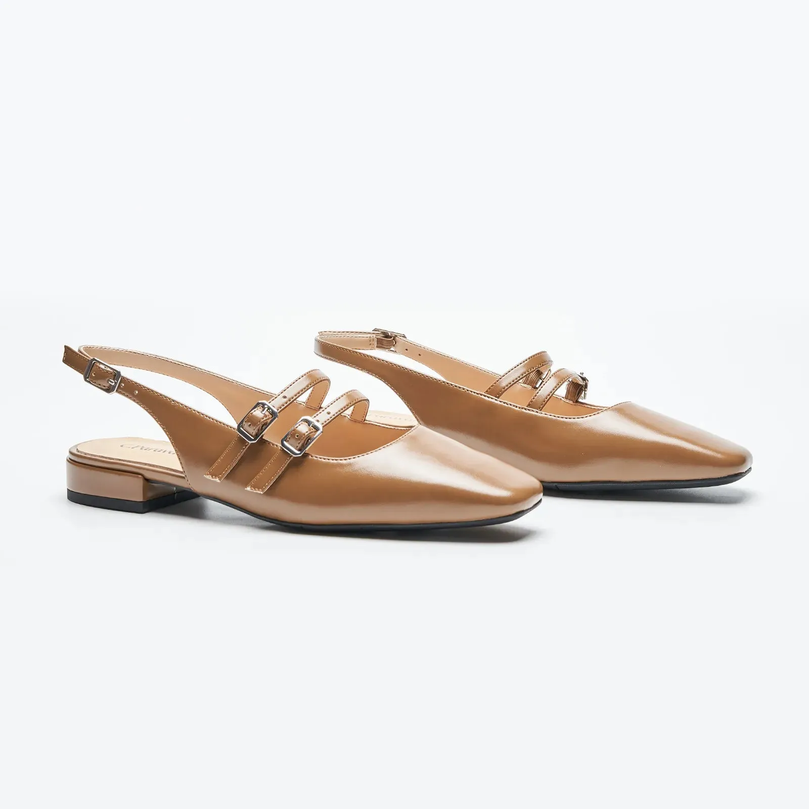 Double-Straps Slingback Mary Jane (Alyssa S