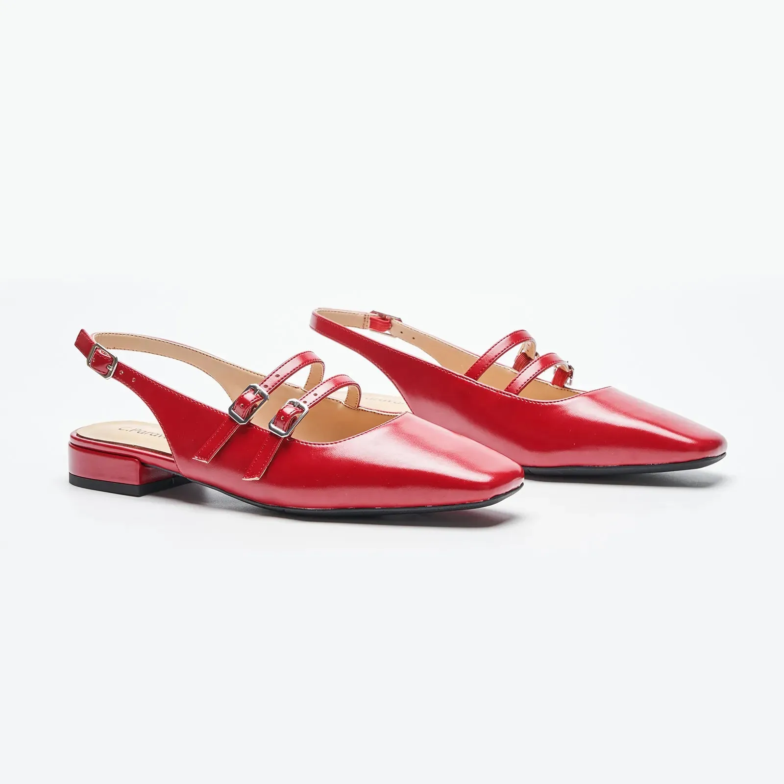 Double-Straps Slingback Mary Jane (Alyssa S