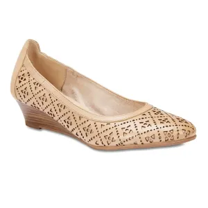 Earl Heel in Neutral Leather