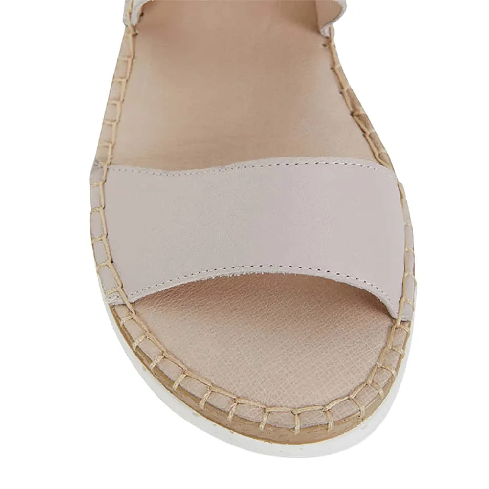 Egan Sandal in Pale Pink Leather