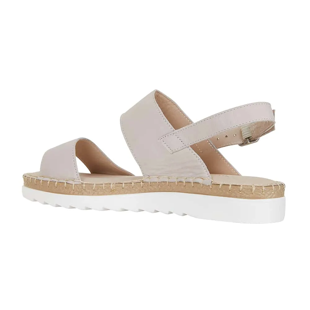 Egan Sandal in Pale Pink Leather