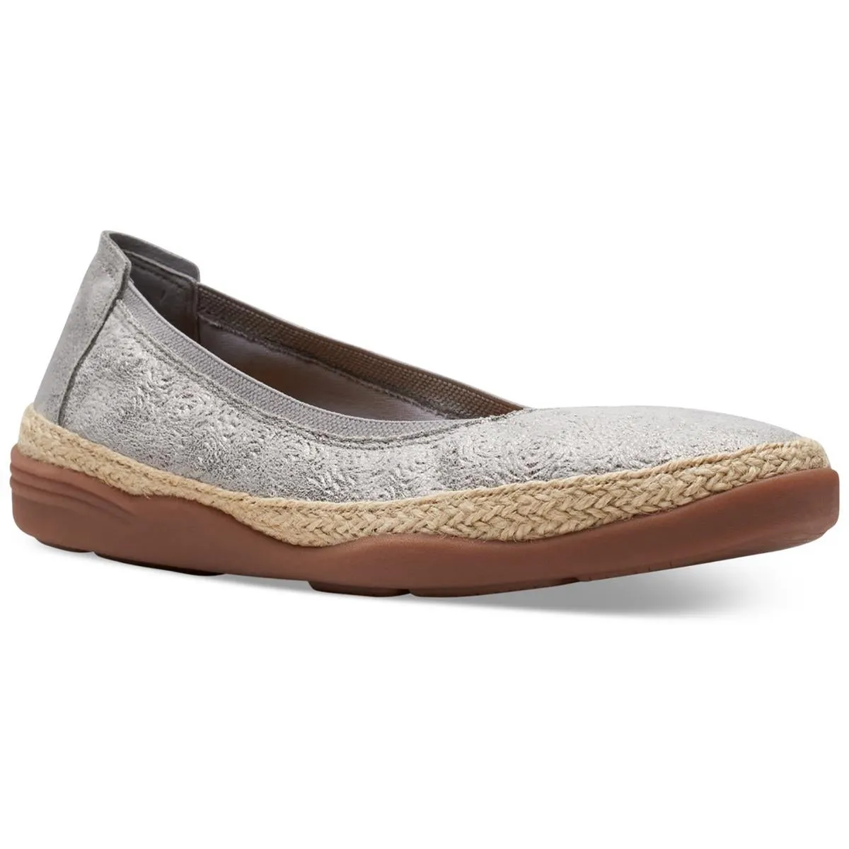 Elaina Rae Womens Padded Insole Textured Espadrilles