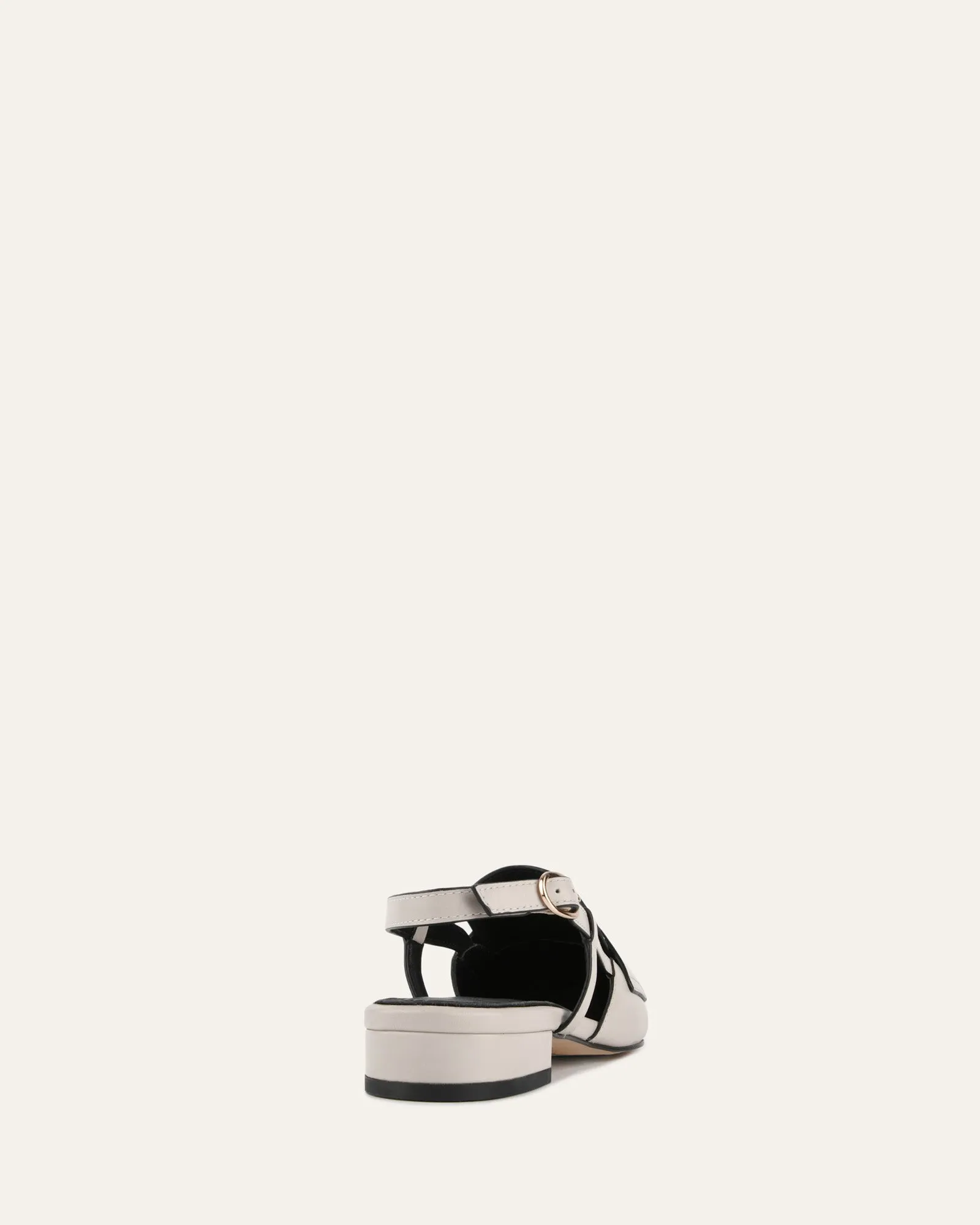 ELOISE DRESS FLATS BONE LEATHER
