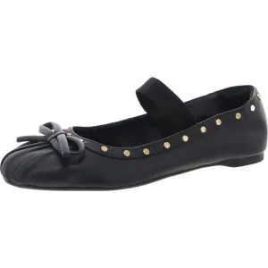 ELSA Womens Bow Manmade Ballet Flats