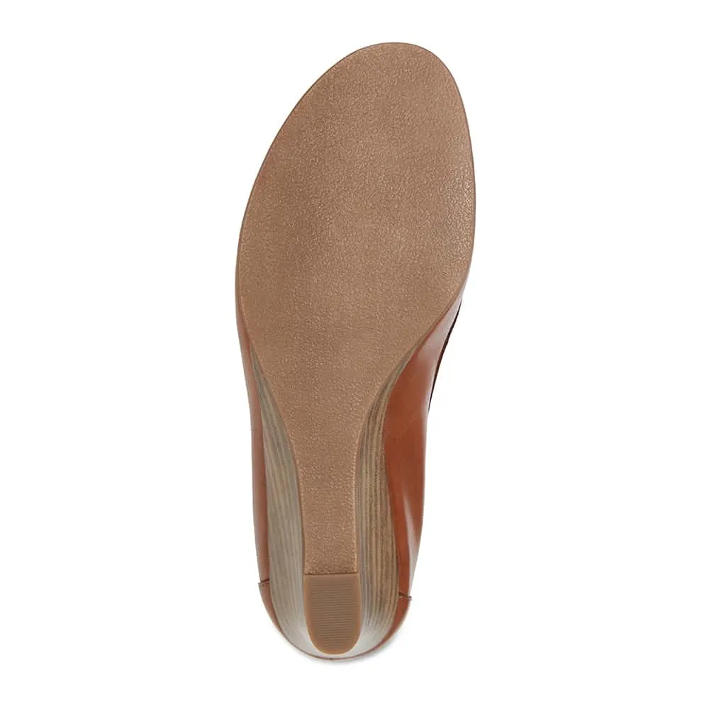 Elton Heel in Cognac Leather