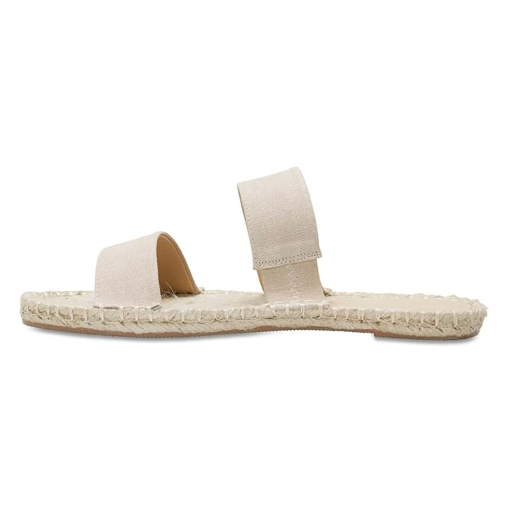 Embassy Sandal in Natural Canvas