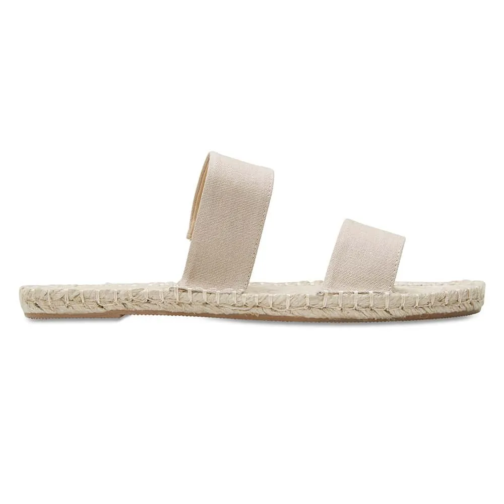Embassy Sandal in Natural Canvas