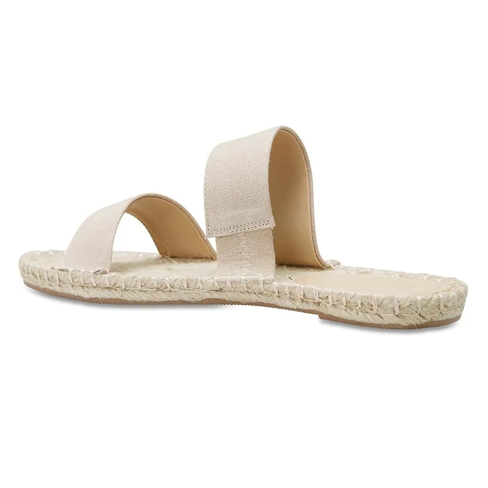 Embassy Sandal in Natural Canvas