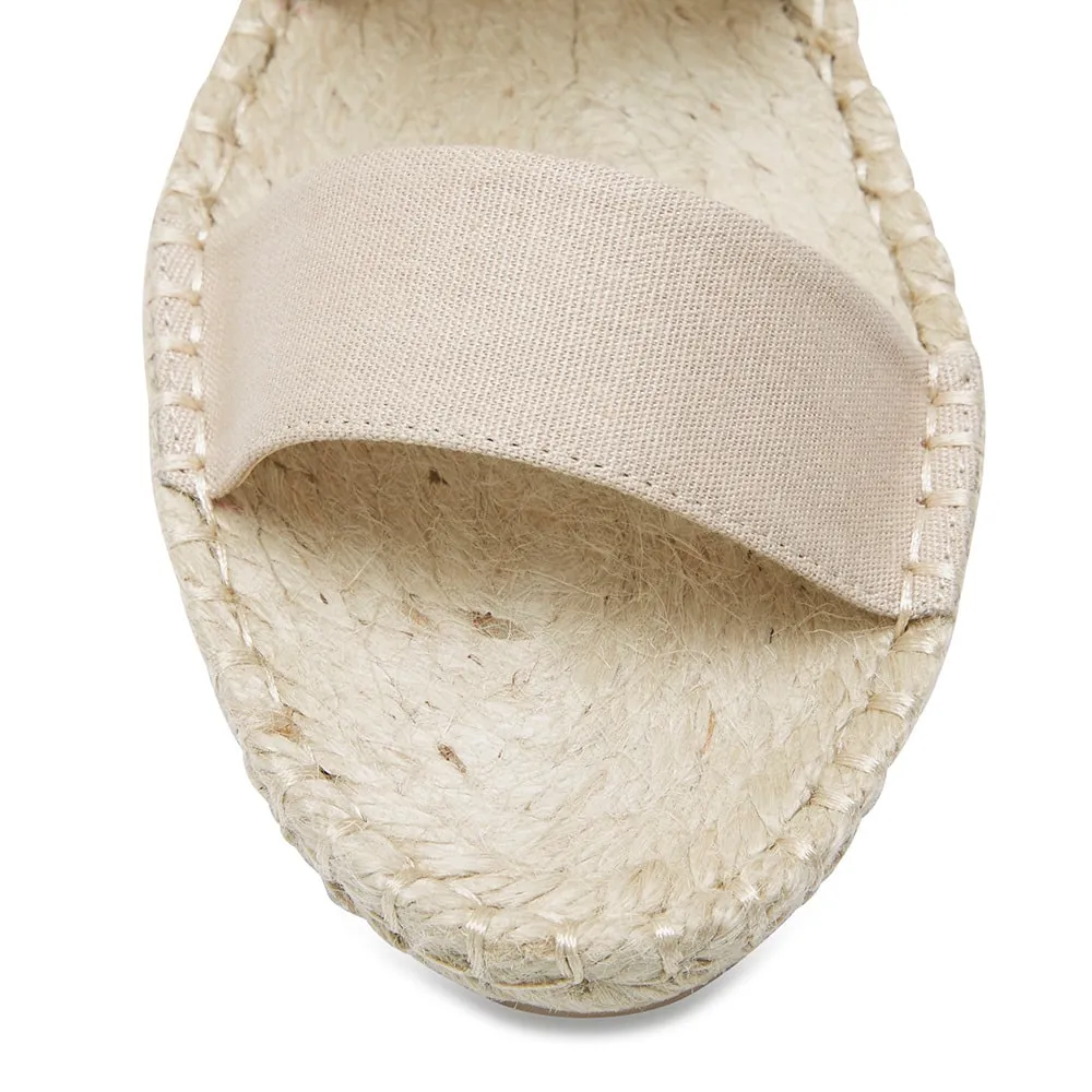 Embassy Sandal in Natural Canvas
