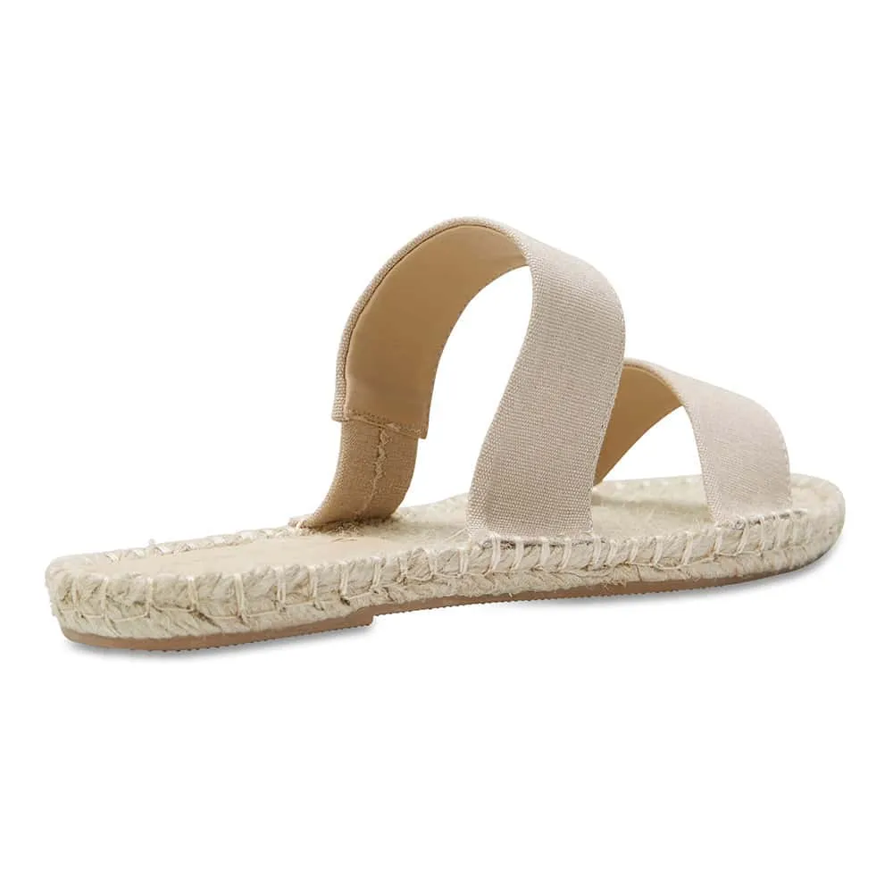 Embassy Sandal in Natural Canvas