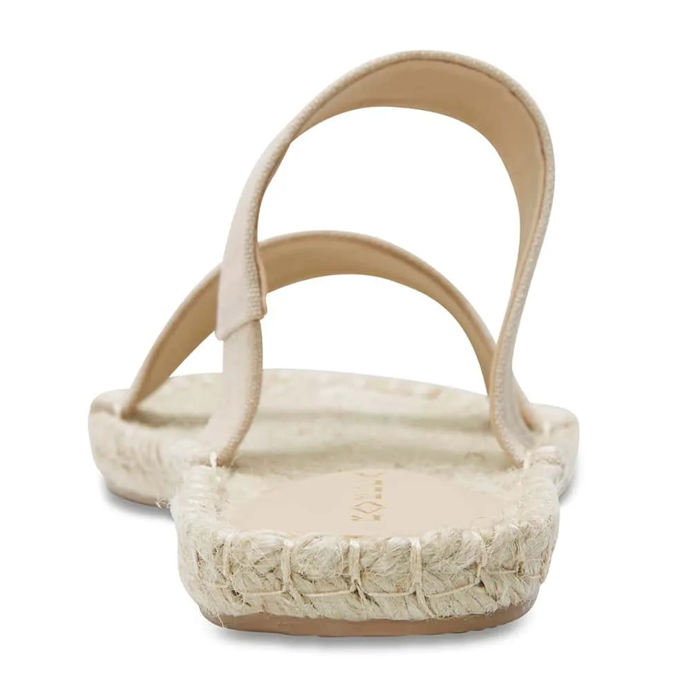 Embassy Sandal in Natural Canvas