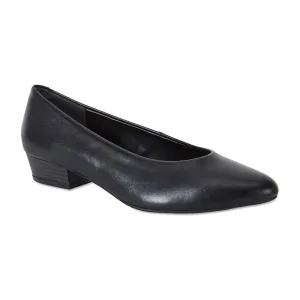Emily Heel in Black Leather