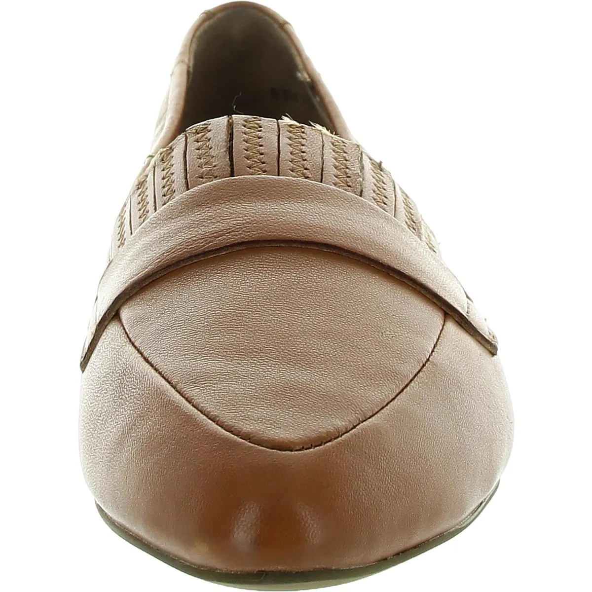 Emotion Womens Tassel Leather Flat Shoes