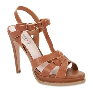 Empire Heel in Tan Leather