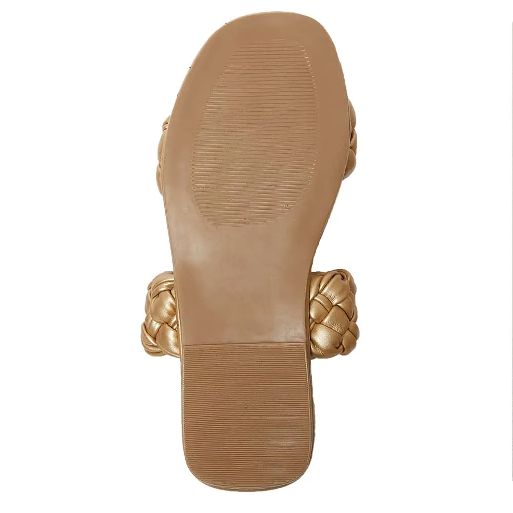 Enya Slide in Goldwash Smooth