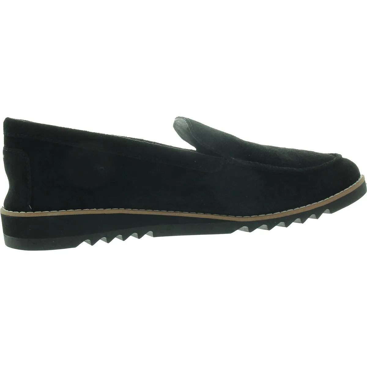 Essa Womens Solid Suede Loafers