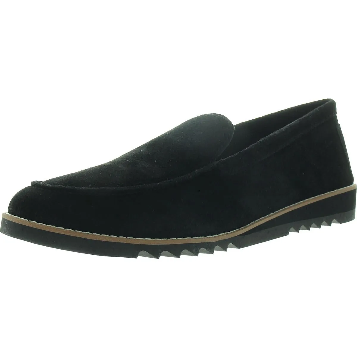 Essa Womens Solid Suede Loafers