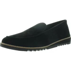 Essa Womens Solid Suede Loafers