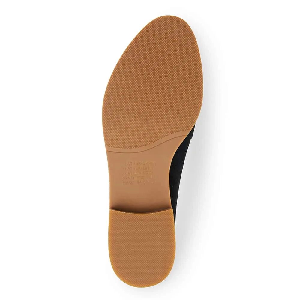 Everest Loafer in Black Suede