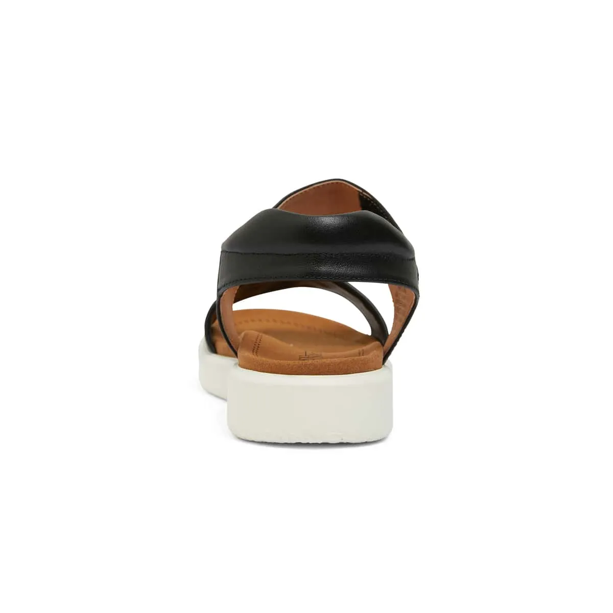 Falcon Sandal in Black Leather