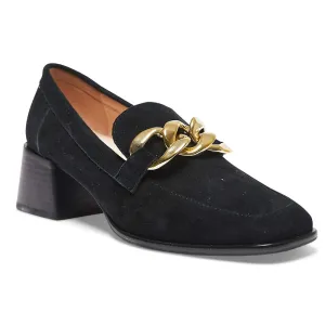 Fancy Loafer in Black Suede