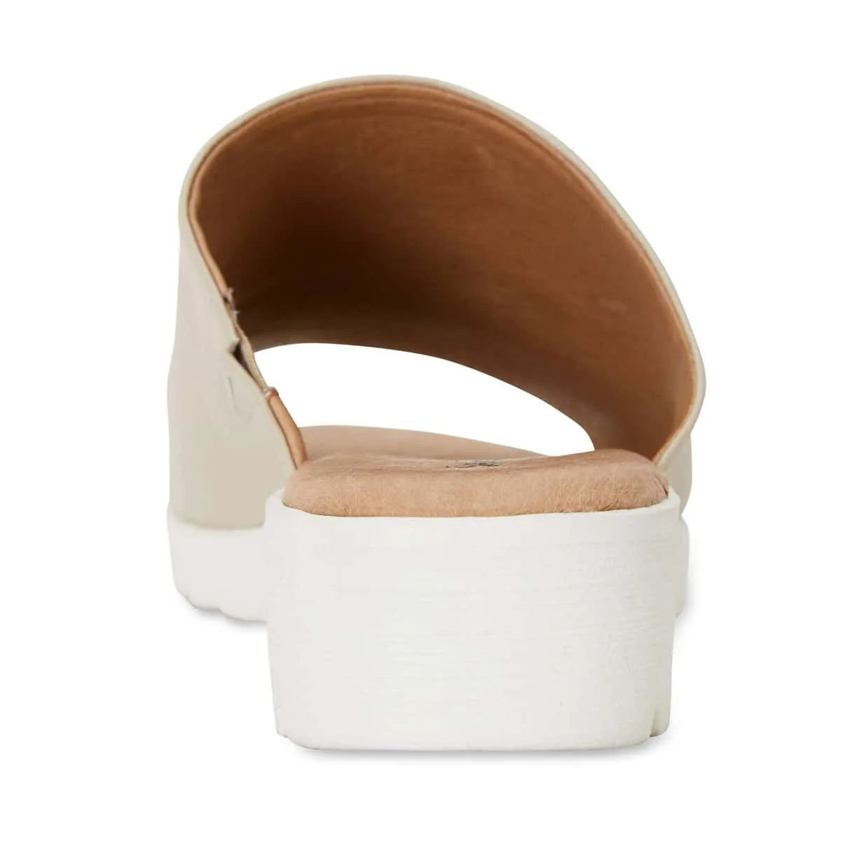 Fate Slide in Nude Leather
