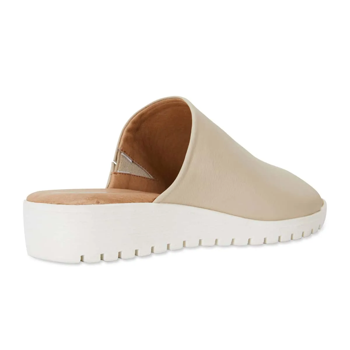 Fate Slide in Nude Leather