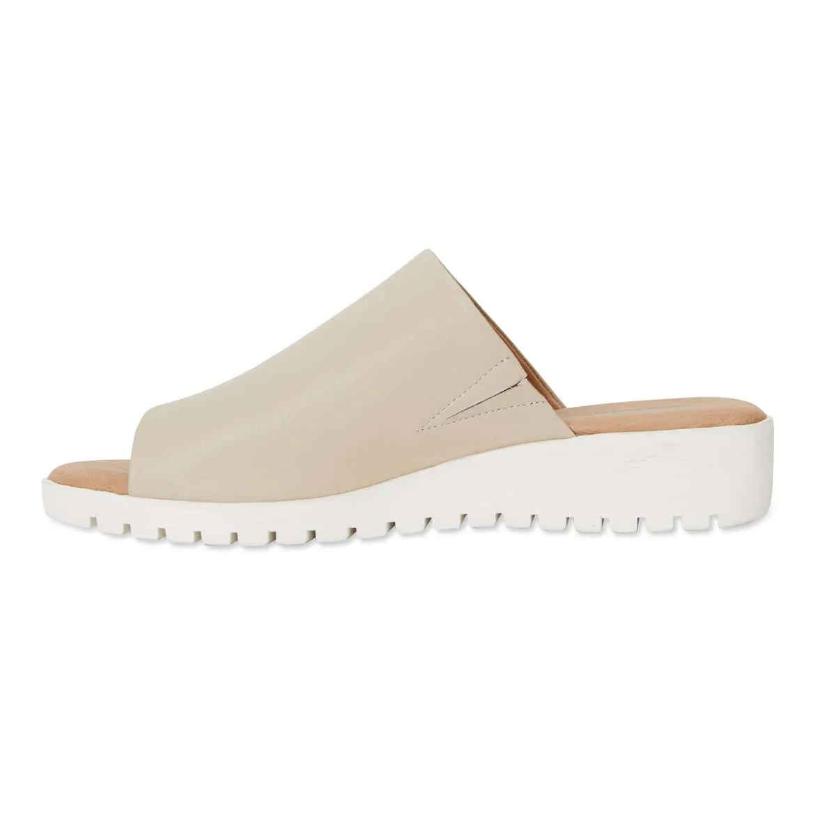 Fate Slide in Nude Leather