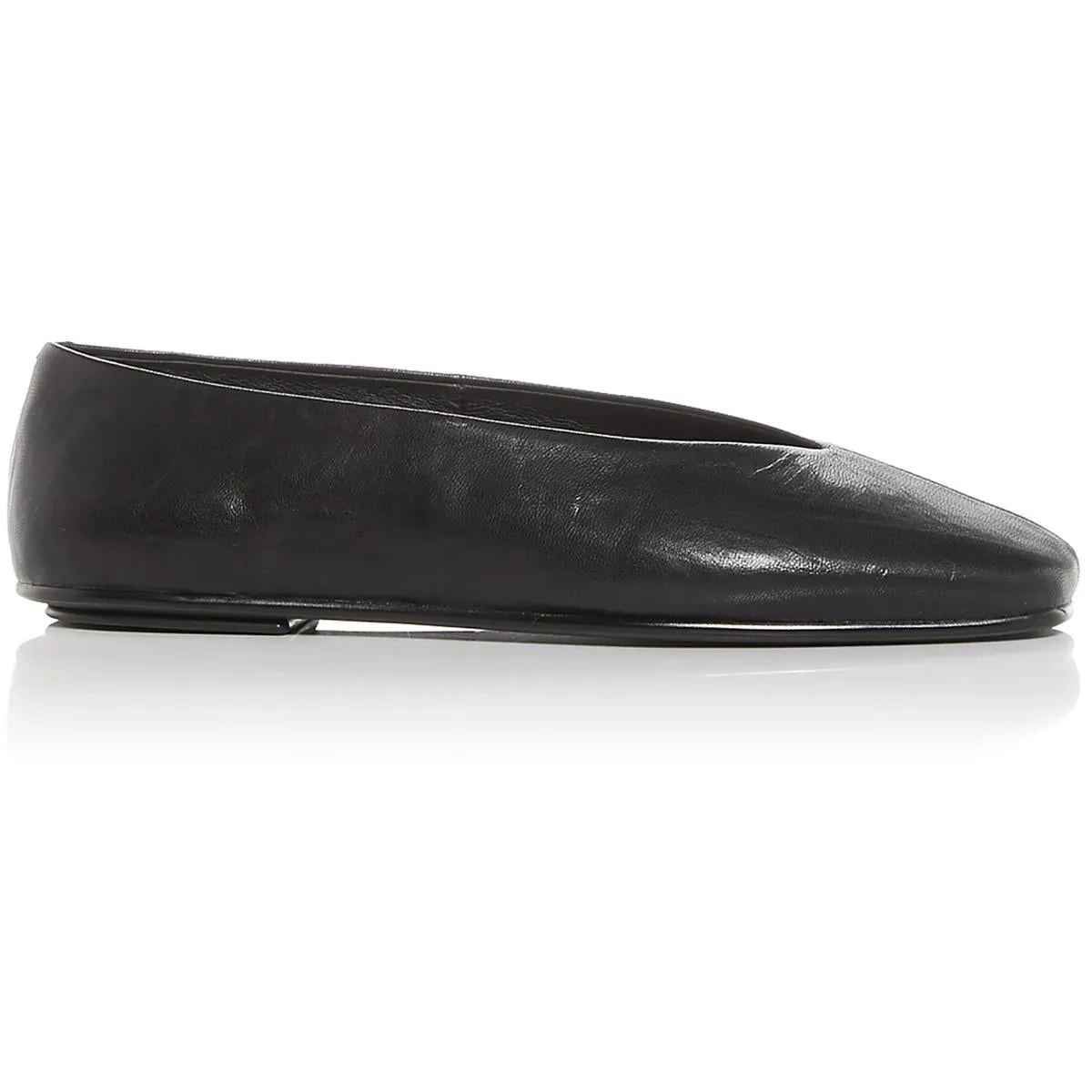 FATHOM Womens Solid Leather Flat Shoes