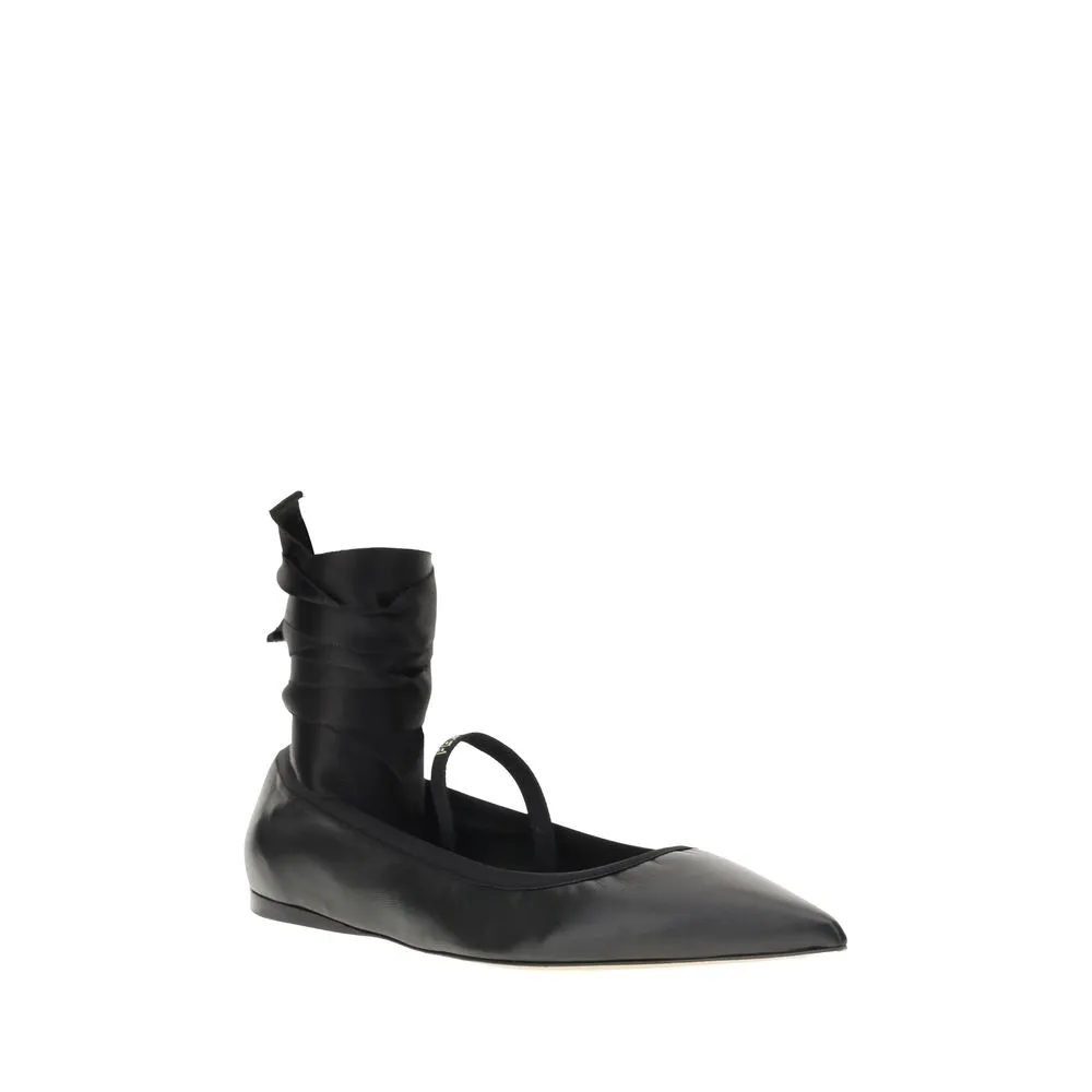 Ferragamo Ballerinas with Women's ribbon