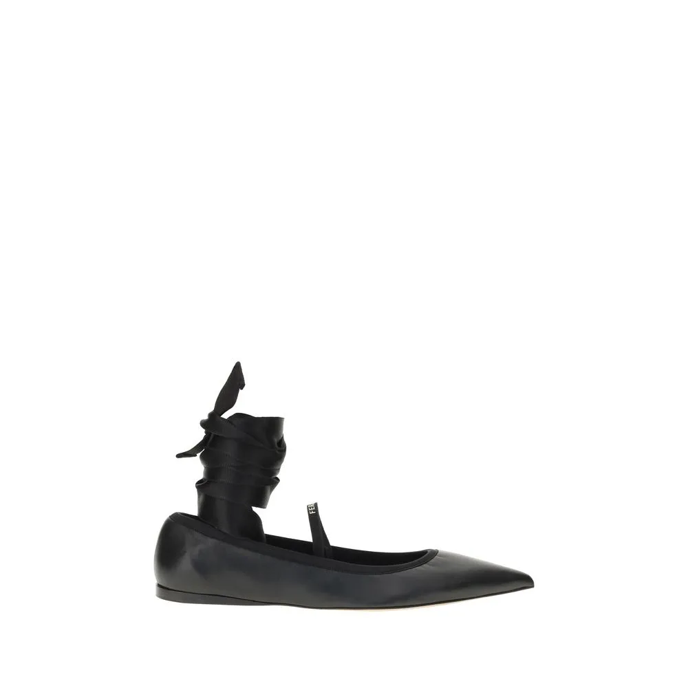 Ferragamo Ballerinas with Women's ribbon