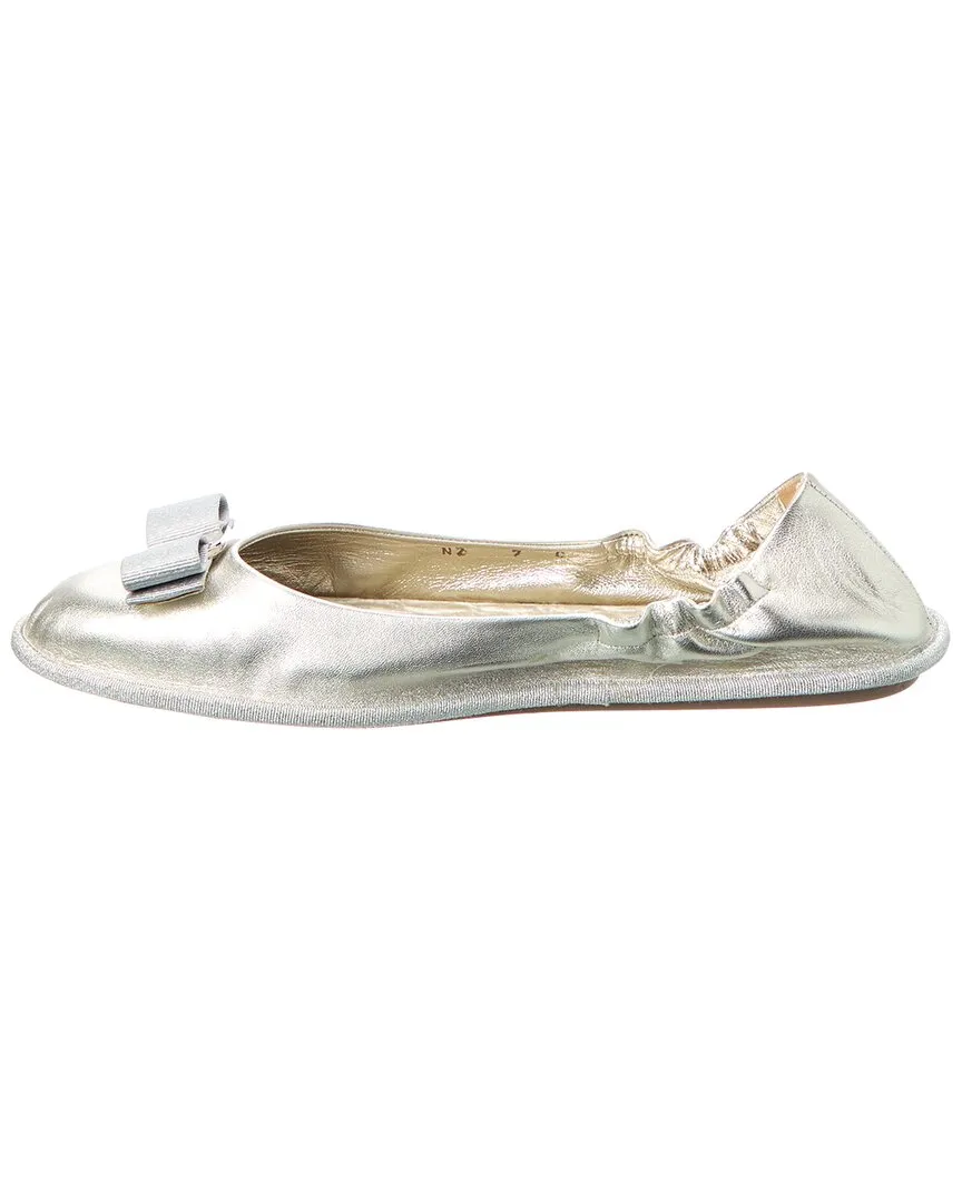 Ferragamo Varina Voy Leather Flat