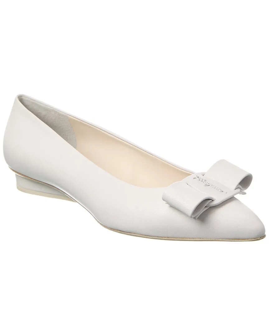 Ferragamo Viva Leather Flat