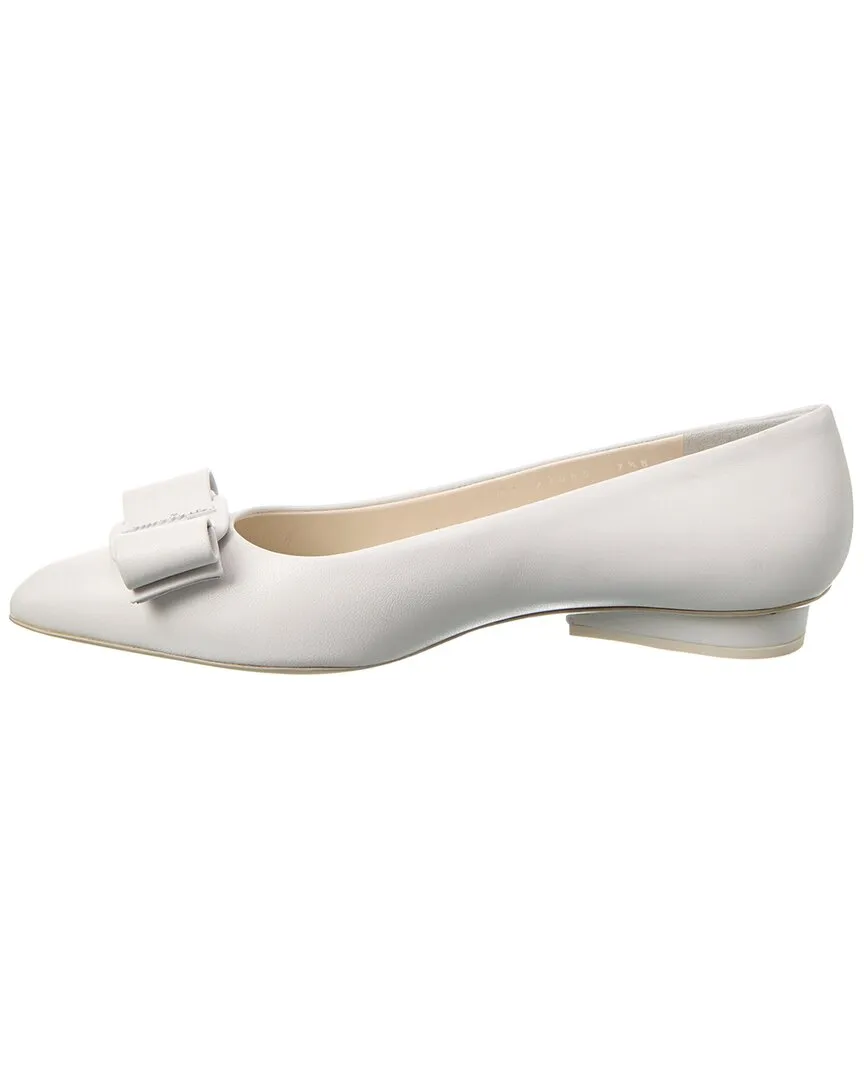 Ferragamo Viva Leather Flat