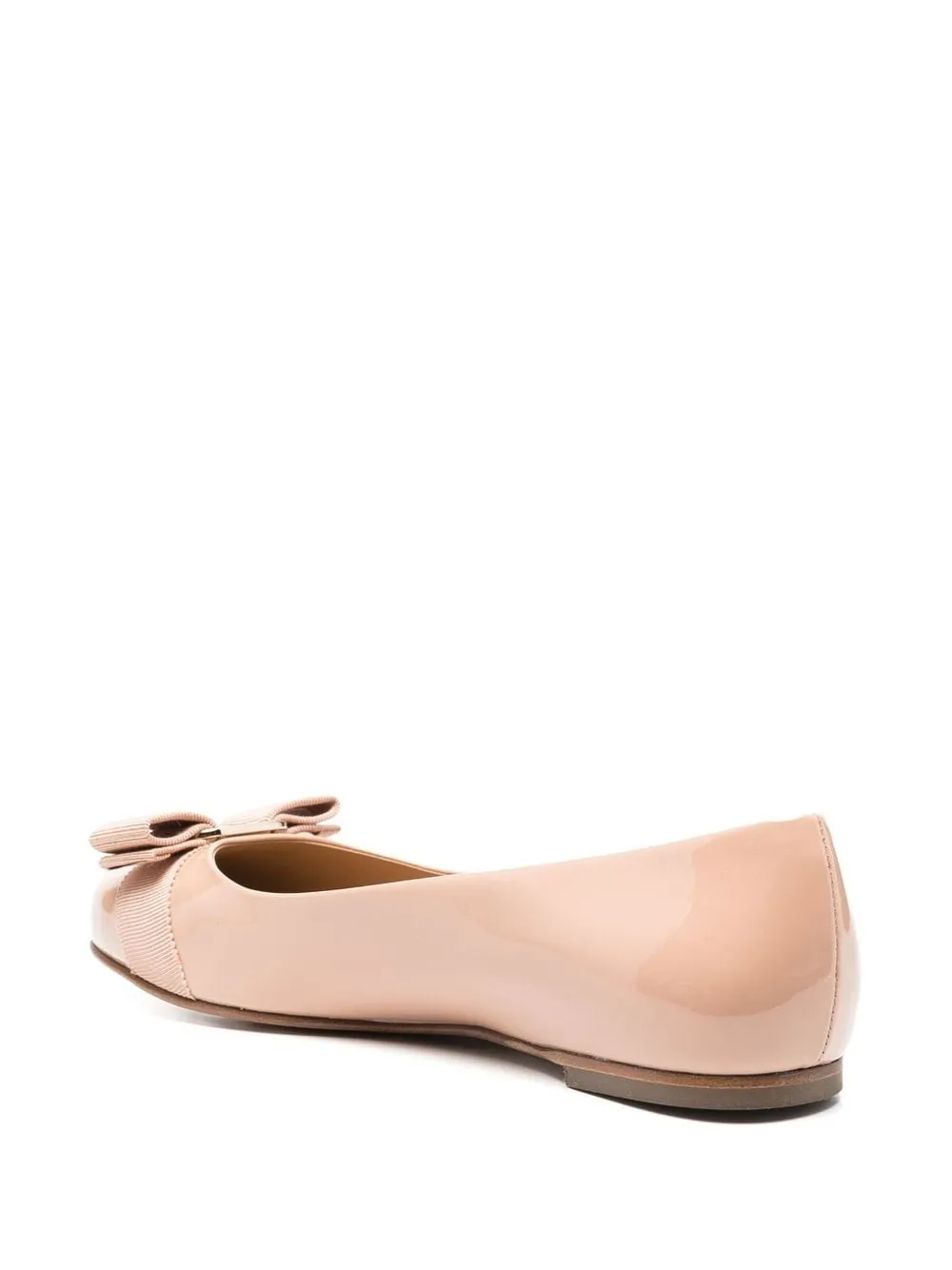 Ferragamo Women's Flat Shoes Powder