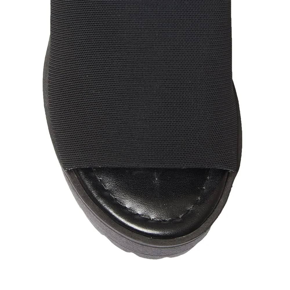 Fiesta Heel in Black