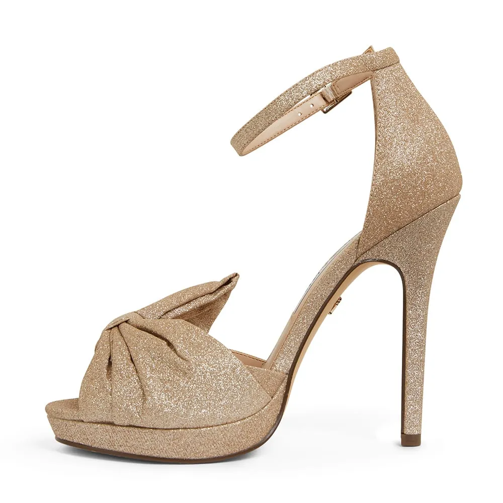Flosie Heel in Gold