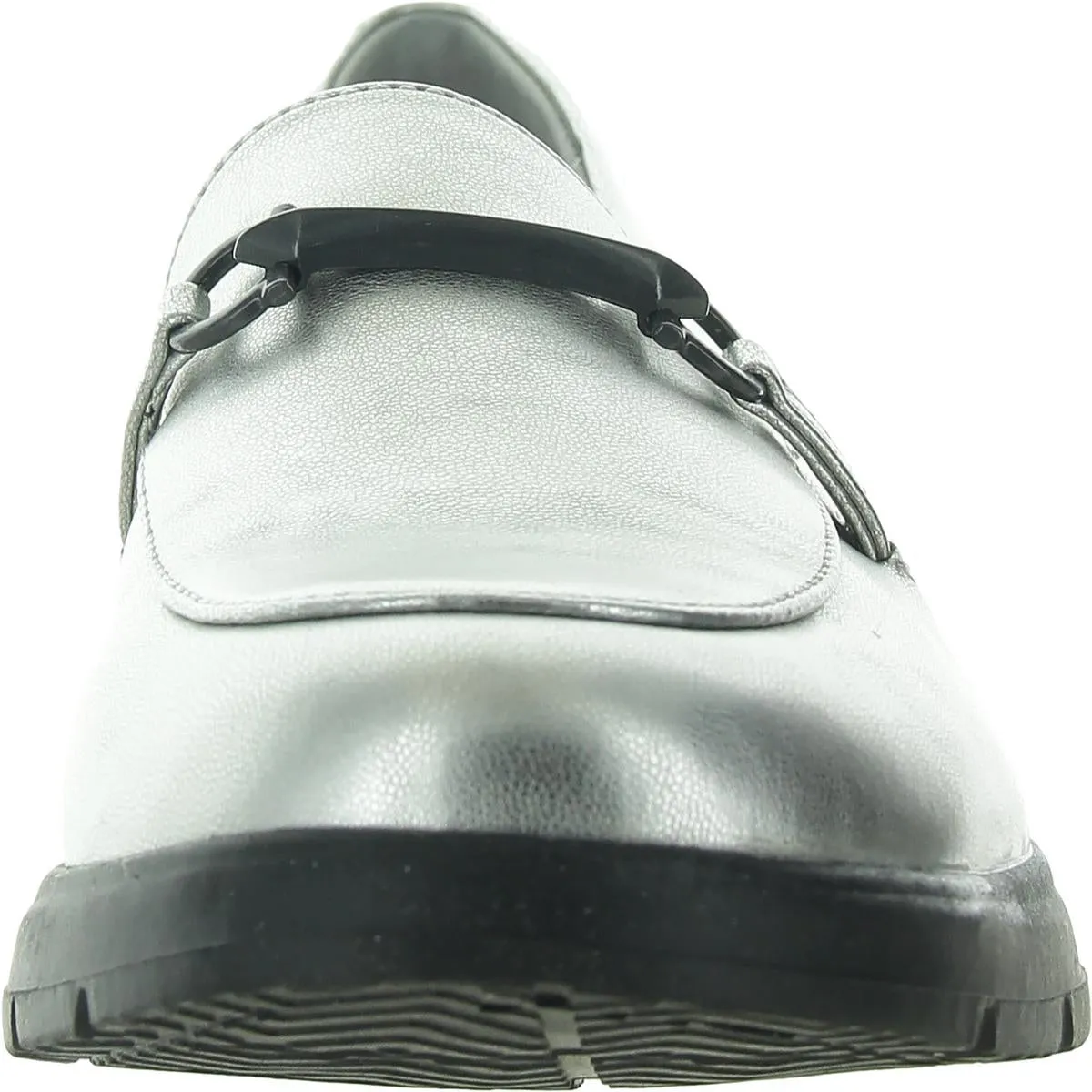 Flow Womens Comfort Insole Faux Leather Loafers