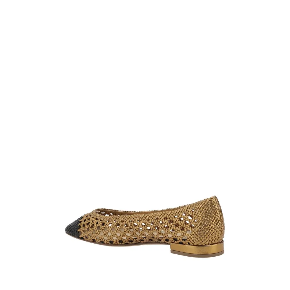 Francesco Russo Woven Women's Ballerinas