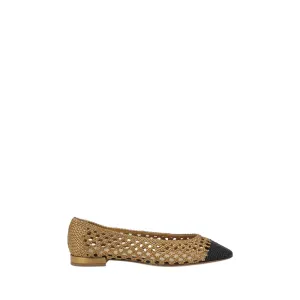 Francesco Russo Woven Women's Ballerinas