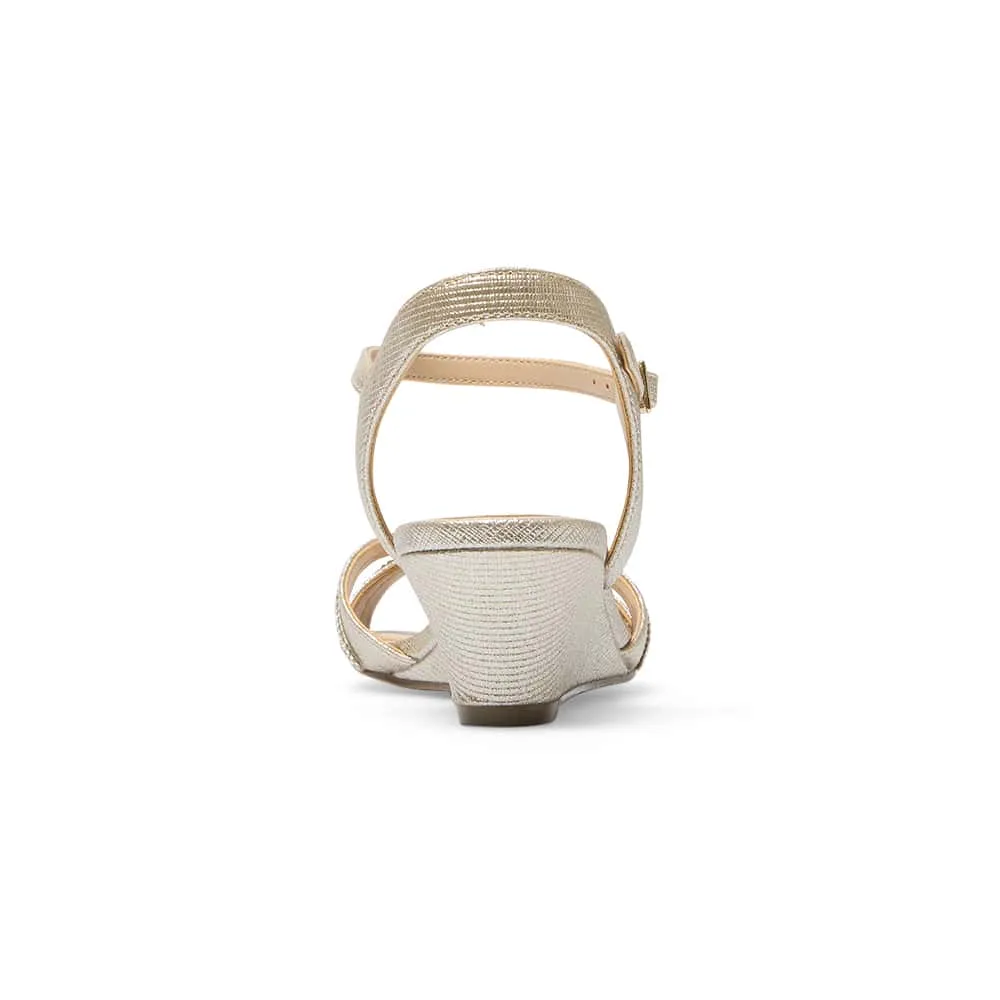Franie Heel in Platino Bella Shine