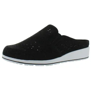 Freedom Womens Laser Cut Slip On Wedge Sneaker