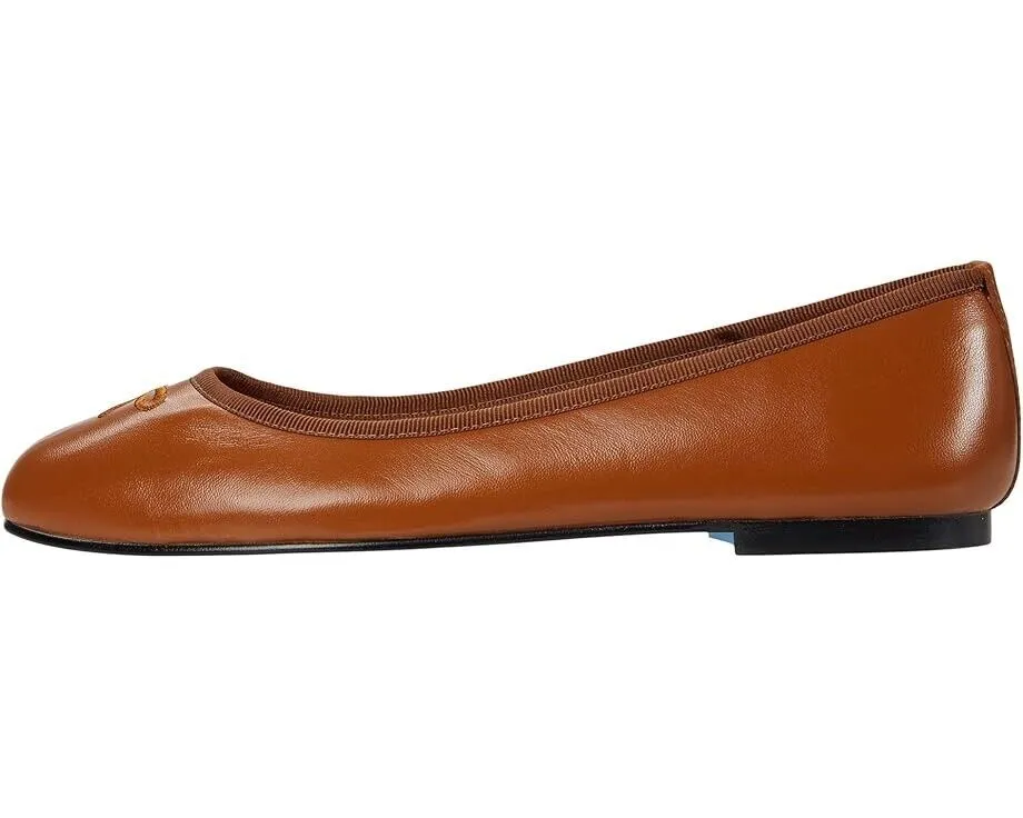 French Sole Nicky Hilton - Kathy Flat Women's US 8 Brown Leather Slip On ZPO1070
