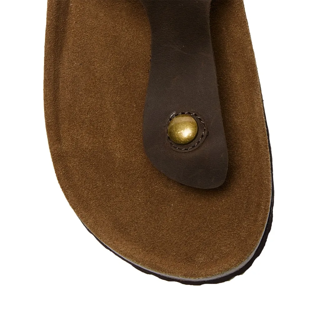 Fresno Sandal in Brown Nubuck