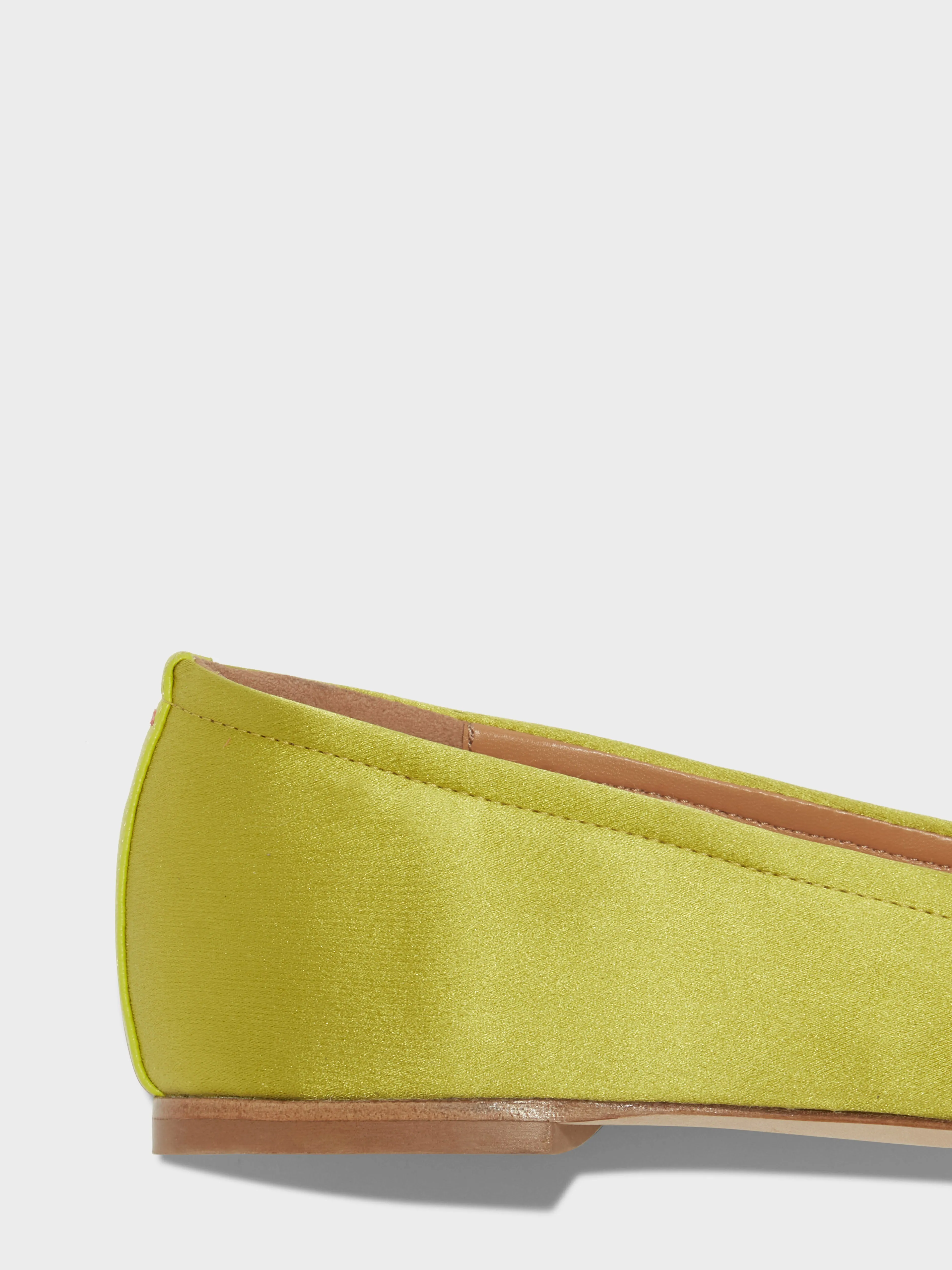 Gabriella Satin Ballet Flats