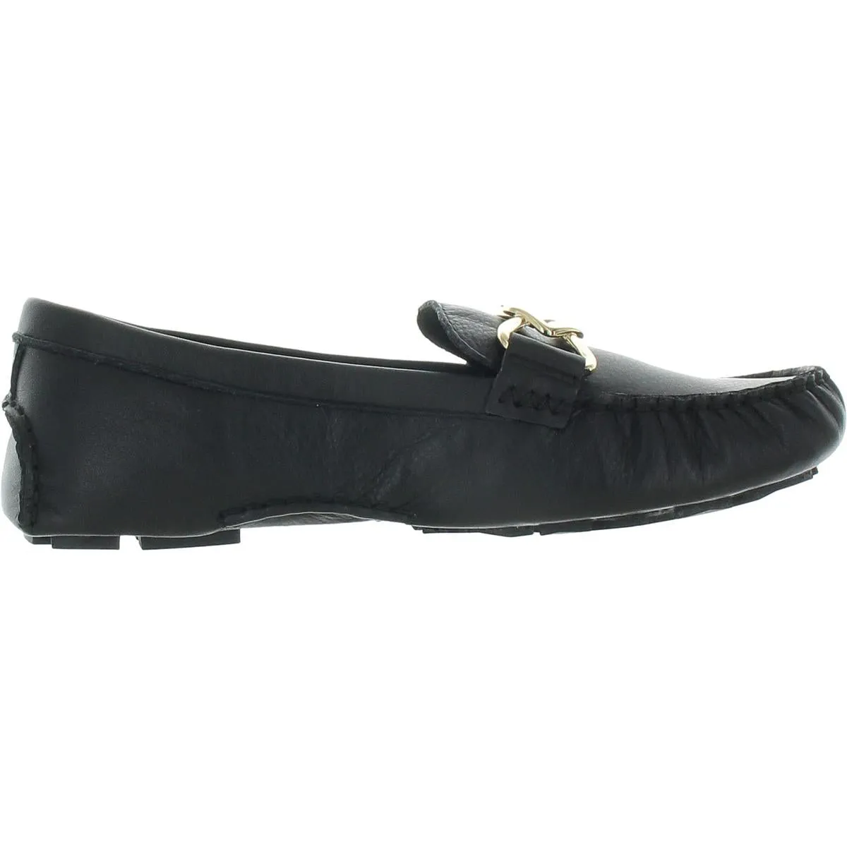 Gaby Womens Embellished Leather Moccasins