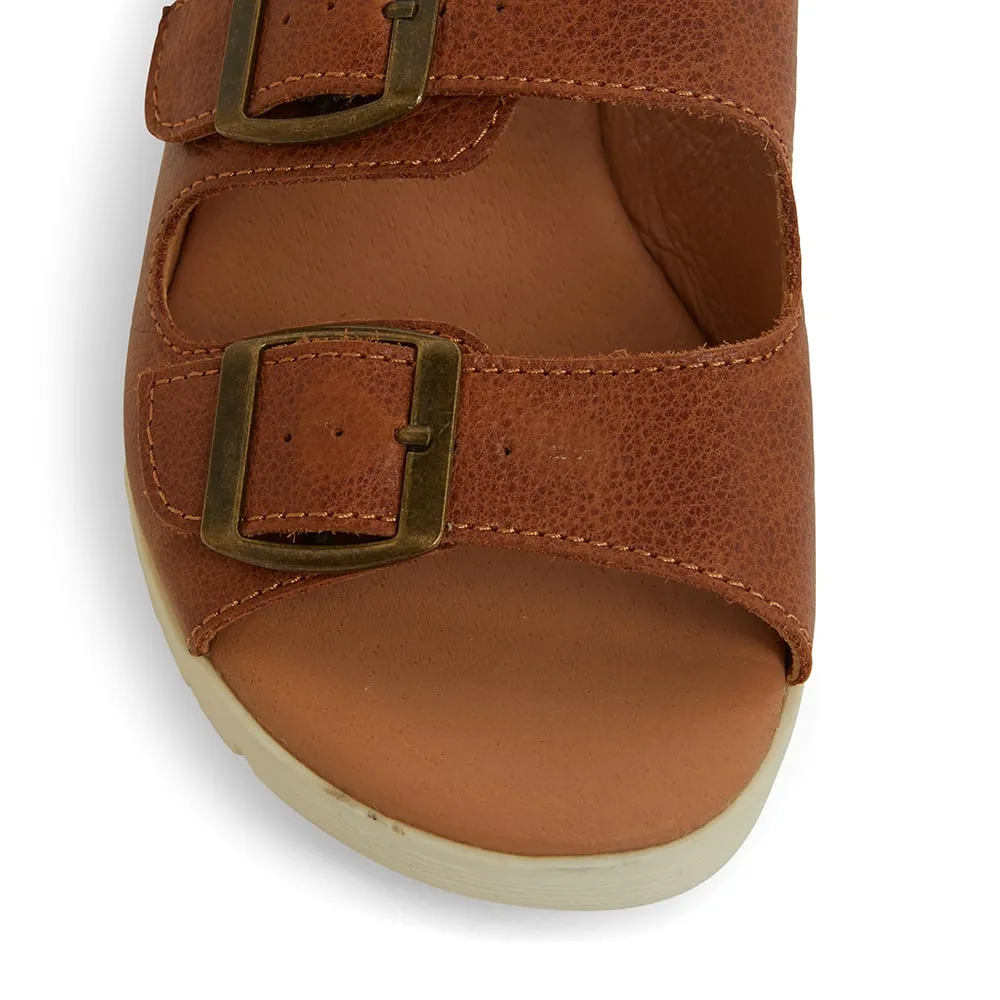 Gadget Slide in Cognac Leather