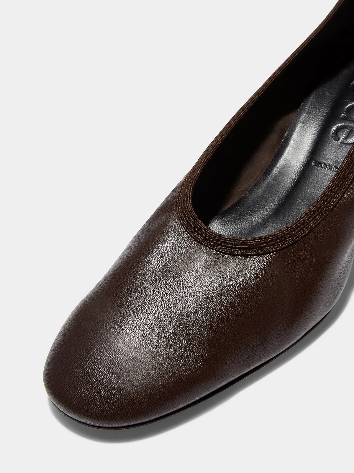 Gemma Leather Ballet Pumps