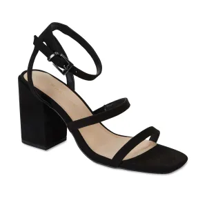 Gery Heel in Black Suede