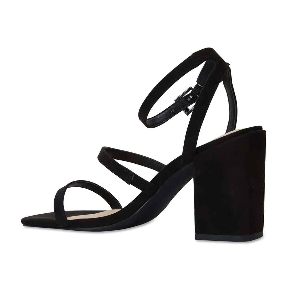 Gery Heel in Black Suede